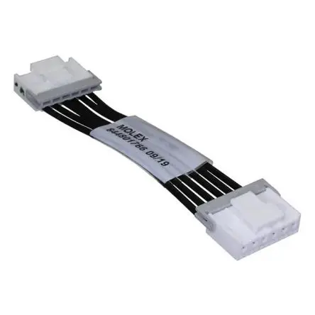 Produktfoto 1 von Molex 6 15137 Platinenstecker-Kabel Mini-Schloss 6 / Mini-Schloss Buchse / Buchse, 300 mm