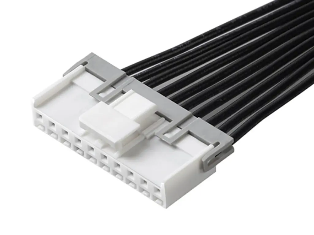 Produktfoto 1 von Molex 10 15137 Platinenstecker-Kabel Mini-Schloss 10 / Mini-Schloss Buchse / Buchse, 300 mm