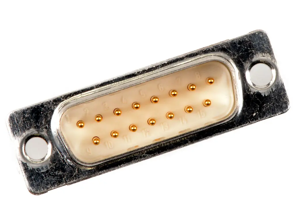 Produktfoto 1 von FCT from Molex 172704 D-Sub-Steckverbinder Gerade, 15-polig 2.84 mm Raster, Rückwand Stecker