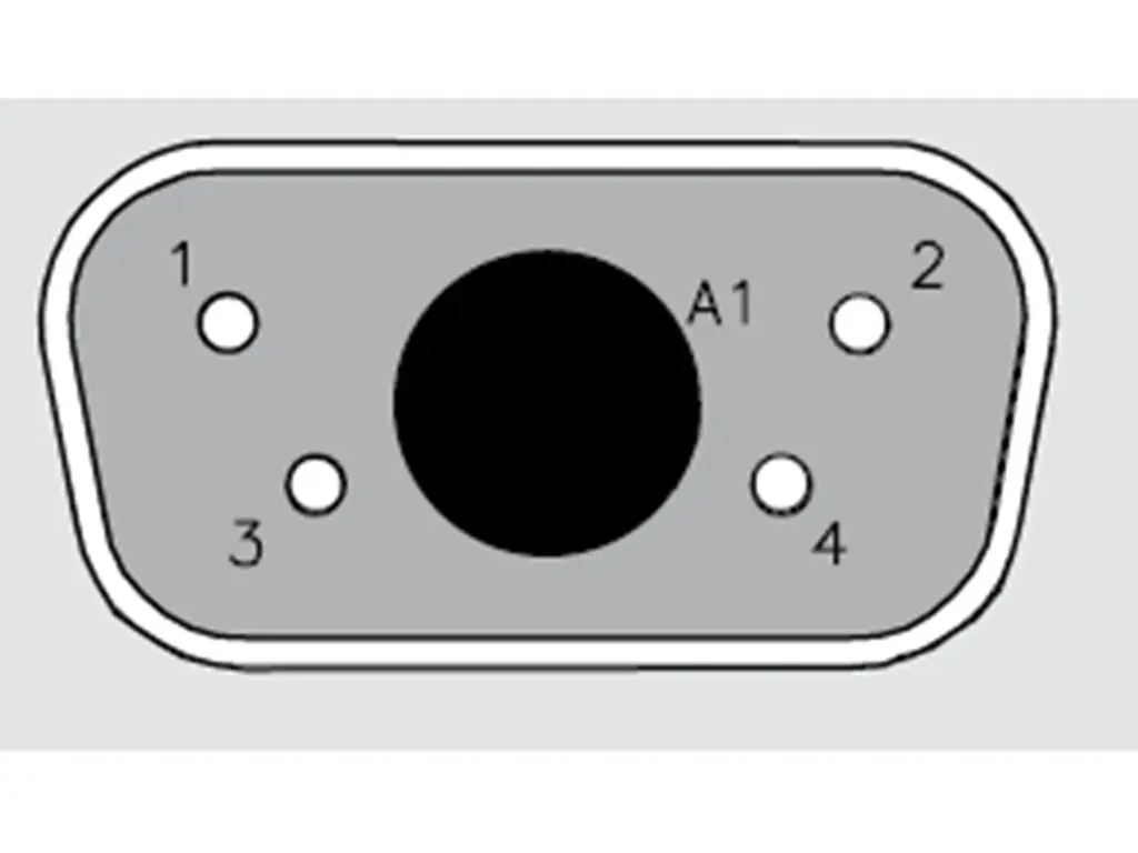 Produktfoto 1 von FCT from Molex 173107 D-Sub-Steckverbinder Gerade, 5-polig, Rückwand Buchse 2.84 mm Raster, mit Flansch
