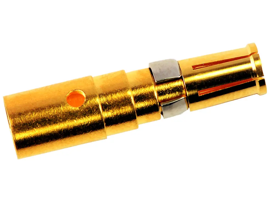 FCT from Molex 172704 D-Sub Steckverbinderkontakt, Buchse Crimpbefestigung, Kupferlegierung, Gold über Nickel, 1 mΩ max,