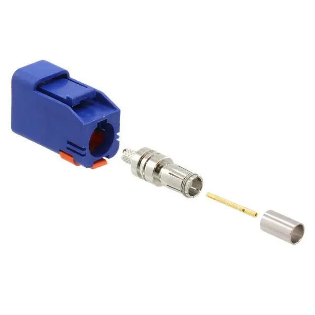Produktfoto 1 von Molex 73403 Stecker Koaxialsteckverbinder SMB-Steckverbinder, Kabel, für Subminiatur-Kabel, 50 Ω Crimpbefestigung,