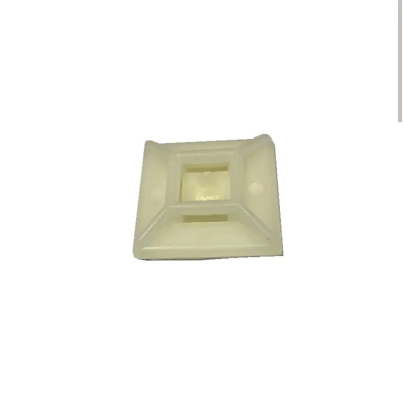 Produktfoto 1 von RS PRO Befestigungssockel, Nylon 6.6 Natur 26.1 mm x 8 mm Kabelbinder x 26.1 mm für 4.3 mm