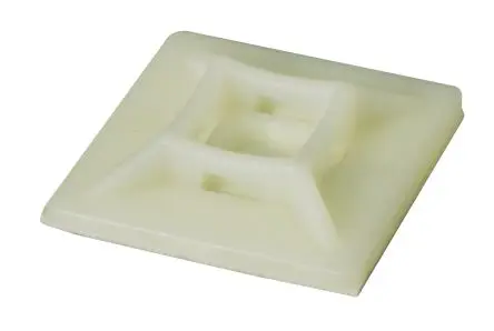 Produktfoto 1 von RS PRO Befestigungssockel, Nylon 6.6 Natur 28 mm x 5.3 mm Kabelbinder x 28mm für 5.6 mm