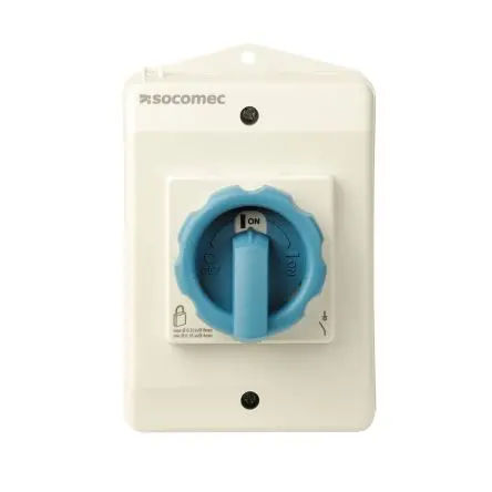 Produktfoto 1 von Socomec 2115 Trennschalter 3-polig 9.5 W Grau, Blau IP65