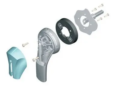 Produktfoto 1 von Socomec 1493 Griffadapter Schwarz