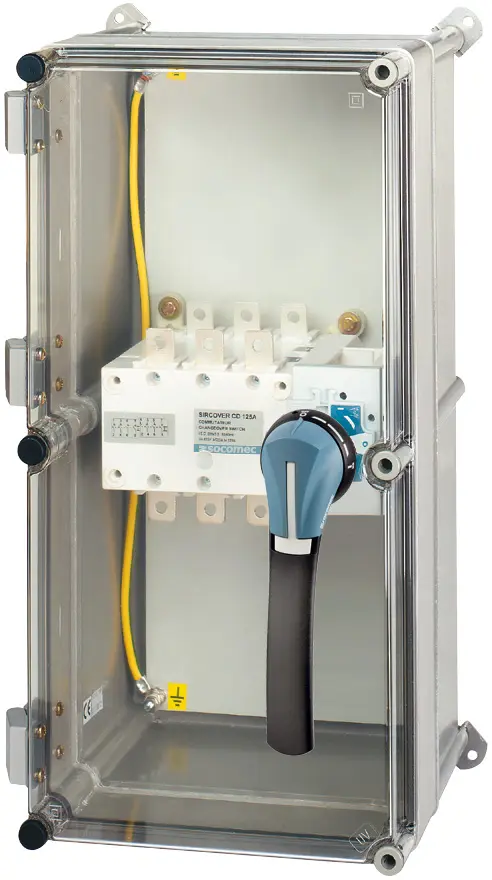 Produktfoto 1 von Socomec 4215 Trennschalter ohne Sicherung 3-polig 125A IP 55 SIRCOVER