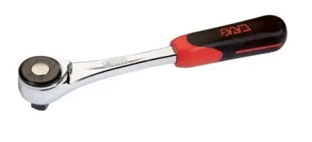 Produktfoto 1 von SAM 1/2 in Steckschlüssel Ratsche Chrom Vanadium Stahl, Länge 242mm
