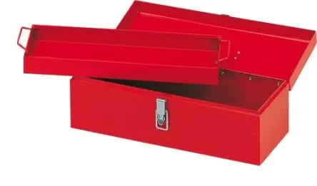 Produktfoto 1 von SAM Werkzeugbox Rot, 1 Schubladen, L. 480 mm B. 210mm H. 170 mm, 4.25 kg
