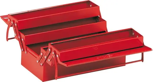 Produktfoto 1 von SAM Werkzeugbox Orange, 4 Schubladen, L. 470 mm B. 200 mm H. 200 mm, 5.36 kg