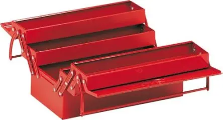 Produktfoto 1 von SAM Werkzeugbox Orange, 4 Schubladen, L. 470 mm B. 200mm H. 200 mm, 5.36 kg