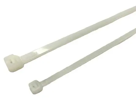 Produktfoto 1 von RS PRO Nylon 6.6 Kabelbinder Nicht lösbar Natur 8mm x 380 mm