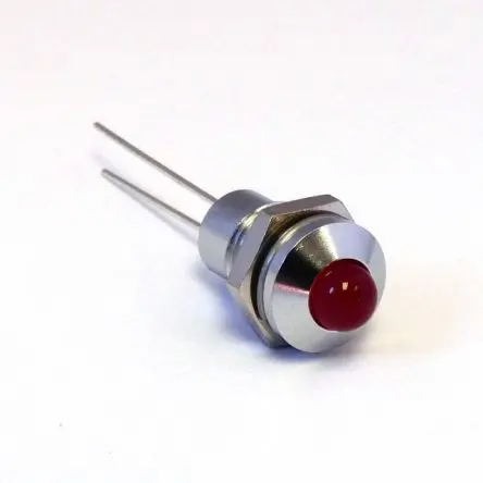 CML 1904X LED-Anzeige mit Kabelenden Rot Tafelmontage-Anzeige, Draht 2V dc 8 mm, IP67