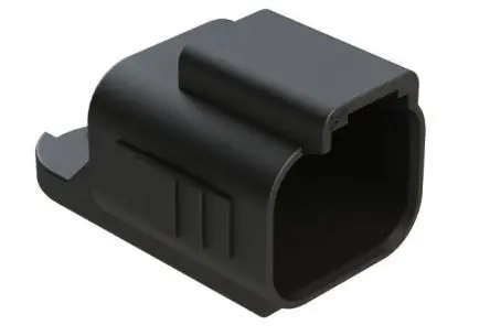 Produktfoto 1 von Amphenol Industrial AT06 Serie Schutzabdeckung Thermoplast, Buchse, 2-polig, Abdeckung für Kabelsteckverbinder