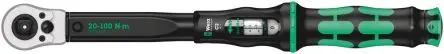 Produktfoto 1 von Wera Click-Torque C 2 Push R/L 1/2 in Klick-Drehmomentschlüssel Vierkant 20 To 100 Nm, Länge 450mm, ±3 %