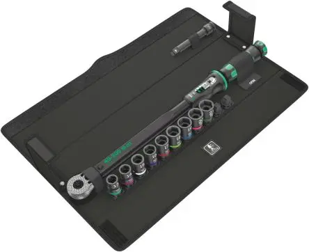 Produktfoto 1 von Wera Click-Torque C 3 Set 2 1/2 in Klick-Drehmomentschlüssel-Set Sechskant 40 To 200 Nm, Länge 545mm, ±3 %
