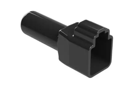 Produktfoto 1 von Amphenol Industrial AT6S Serie Manschette Polyvinylchlorid, Buchse, Gerade, 6-polig, Manschette für Kfz-Steckverbinder