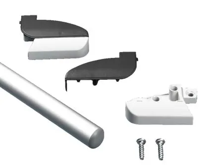 Produktfoto 1 von Rittal Griff Stahl, für Gehäuse CP 6385.010 482.6mm