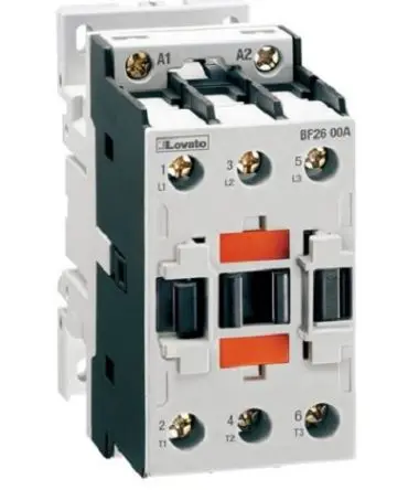 Produktfoto 1 von Lovato Schütz 110V ac-Spule, 3-polig / 26 A 110V ac 18.5 kW 3 Schließer 1-Hilfskontakte