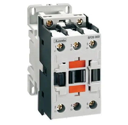 Produktfoto 1 von Lovato Schütz 24V dc-Spule, 3-polig / 32 A 24V dc 22 kW 3 Schließer 1-Hilfskontakte