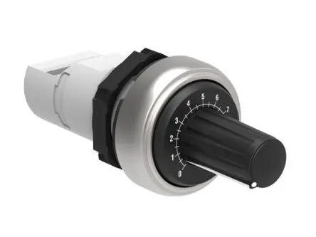 Produktfoto 1 von Lovato LPCP Panel Drehen Potenziometer 50 kΩ 10 % / 1 W, Schaft-Ø 22 mm