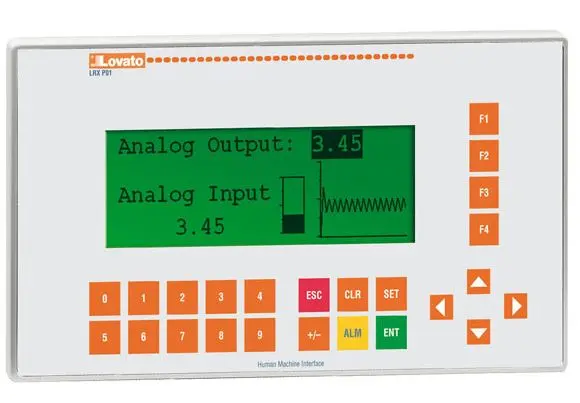 Produktfoto 1 von Lovato, LRXP, HMI-Bediengerät, LCD, 192 x 64 pixel, 4.3 in