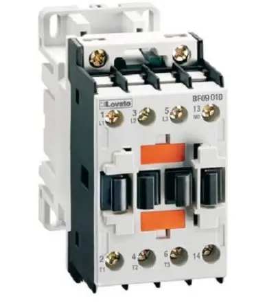 Produktfoto 1 von Lovato Schütz 24V dc-Spule, 3-polig / 18 A 24V dc 10 kW 1 Schließer 1-Hilfskontakte