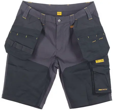 Produktfoto 1 von DeWALT DEWALT, Herren Arbeitsshorts, 8 % Elastan, 92 % Nylon Grau, Schwarz, Größe 30 in