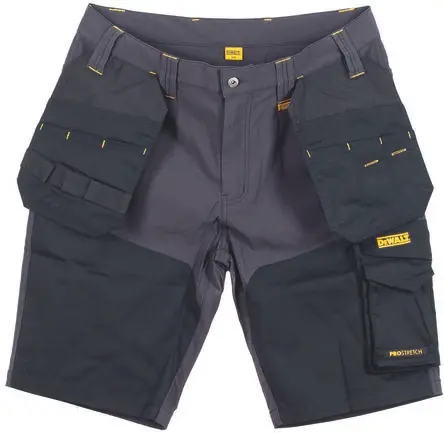 Produktfoto 1 von DeWALT DEWALT, Herren Arbeitsshorts, 92 % Nylon, 8 % Elastan Schwarz, Grau, Größe 40 in