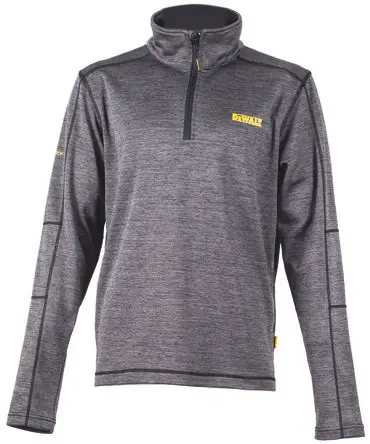 Produktfoto 1 von DeWALT JONESBOROUGH Herren Fleece-Jacke, Polyester Grau Reißverschluss, Größe M