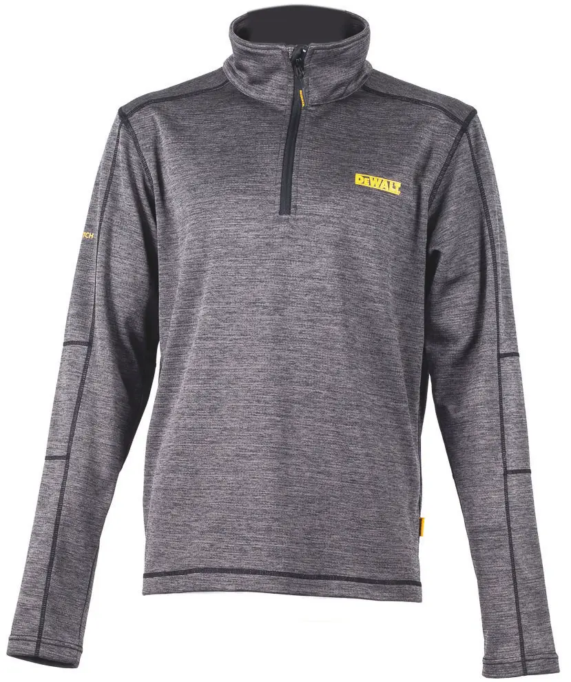 DeWALT JONESBOROUGH Herren Fleece-Jacke, Polyester Grau Reißverschluss, Größe 2XL, Größe 180 to 185 mm