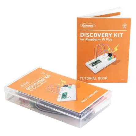 Produktfoto 1 von Kitronik Kitronik Discovery Kit für Raspberry Pi Pico (Pico nicht im Lieferumfang enthalten) Teilesatz