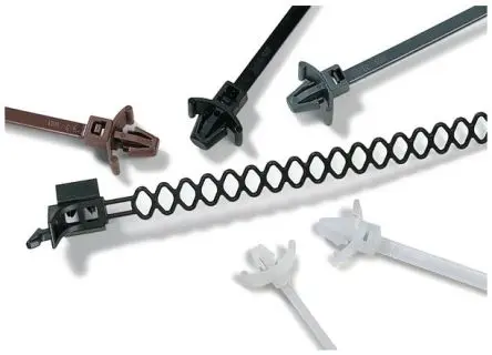 Produktfoto 1 von HellermannTyton T18RSF Nylon 6.6 Kabelbinder Nicht lösbar Schwarz 2.5mm x 100 mm