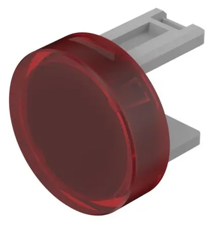 Produktfoto 1 von EAO Modulareschalter-Linse für Serie EAO 31 Rot Flach