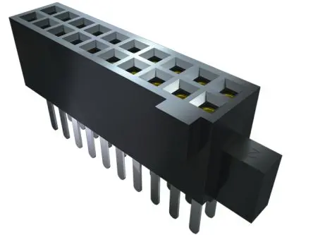 Produktfoto 1 von Samtec SFM Leiterplattenbuchse Gerade Oberfläche 10-polig / 2-reihig, Raster 1.27 mm Lot