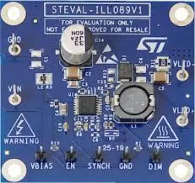 Produktfoto 1 von STMicroelectronics LED-Treiber LED-Treiberevaluierungskit Evaluierungsplatine zum Einsatz mit LED, 1