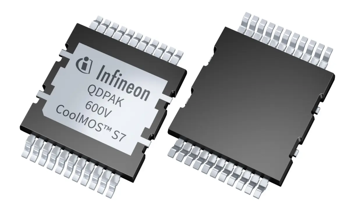 Produktfoto 1 von Infineon IPDQ60R010S7 N-Kanal, SMD MOSFET 600 V / 50 A, 22-Pin QDPAK