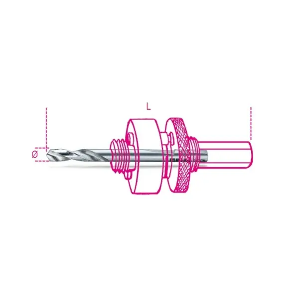 Produktfoto 1 von BETA 450PA HSS Vorbohrer 6.35mm x 80 mm