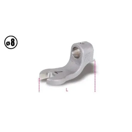 Produktfoto 1 von BETA Schraubenschlüssel Rohrzange Nicht parkend, Backenweite 9 mm, / Länge 42mm