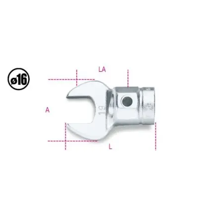 Produktfoto 1 von BETA Schraubenschlüssel Rohrzange, Backenweite 10 mm, / Länge 57mm