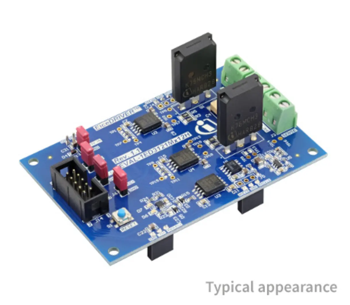 Produktfoto 1 von Infineon 1ED3121MX12H Gate-Treiber-Modul, Evaluierungsplatine MOSFET, für Motoren