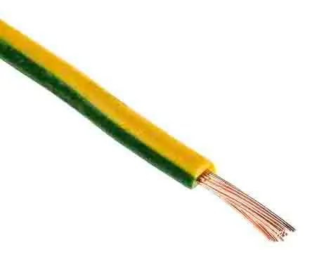 Produktfoto 1 von RS PRO Tri-Rated Schaltdraht, 16 AWG 305 m Gelb, Grün Ø 3.3 mm 30 Litzen Polyvinylchlorid