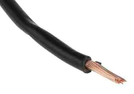 Produktfoto 1 von RS PRO Tri-Rated Schaltdraht, 14 AWG 305 m Schwarz Ø 3.7 mm 50 Litzen Polyvinylchlorid