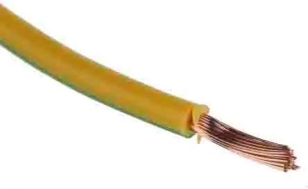 Produktfoto 1 von RS PRO Tri-Rated Schaltdraht, 14 AWG 305 m Gelb, Grün Ø 3.7 mm 50 Litzen Polyvinylchlorid