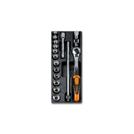 Produktfoto 1 von BETA Universeller Einsatz Werkzeugsatz, Thermogeformter Tray 16-teilig