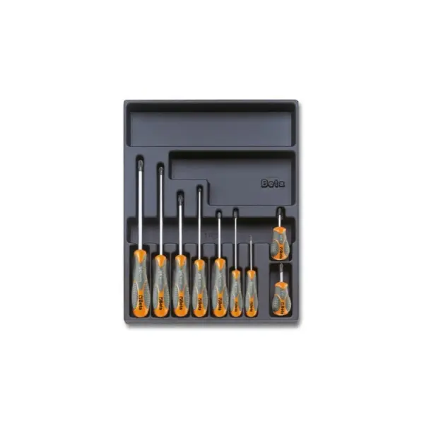 Produktfoto 1 von BETA Universeller Einsatz Werkzeugsatz, Thermogeformter Tray 9-teilig