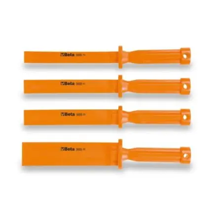Produktfoto 1 von BETA Flach, 4 Stück, 38 mm, Kunststoff Meissel-Set