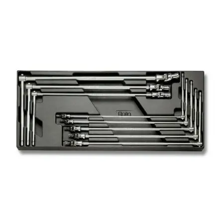 BETA Universeller Einsatz Werkzeugsatz, Thermogeformter Tray 8-teilig