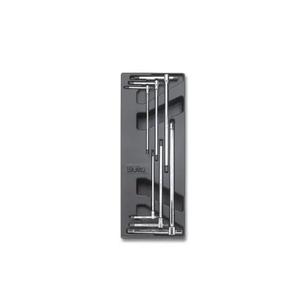 Produktfoto 1 von BETA metrisch  Innensechskant-Schlüssel, Satz 6-teilig 2.5 → 8mm T-Griff lang