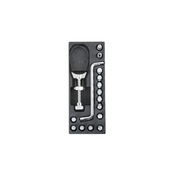Produktfoto 1 von BETA Fahrzeug-Werkzeugsatz Werkzeugsatz, Thermogeformter Tray 16-teilig